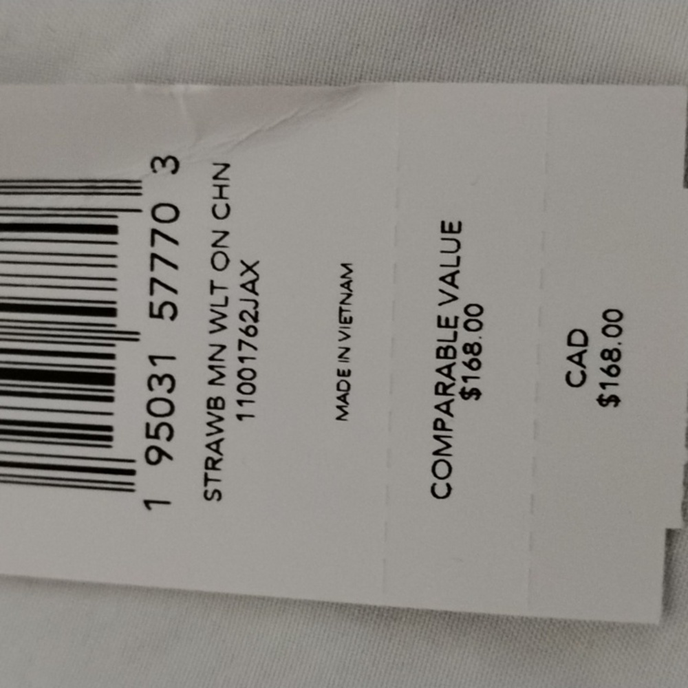 Coach Mini Wallet On A Chain Clutch Crossbody Strawberries NWT - Picture 9 of 10